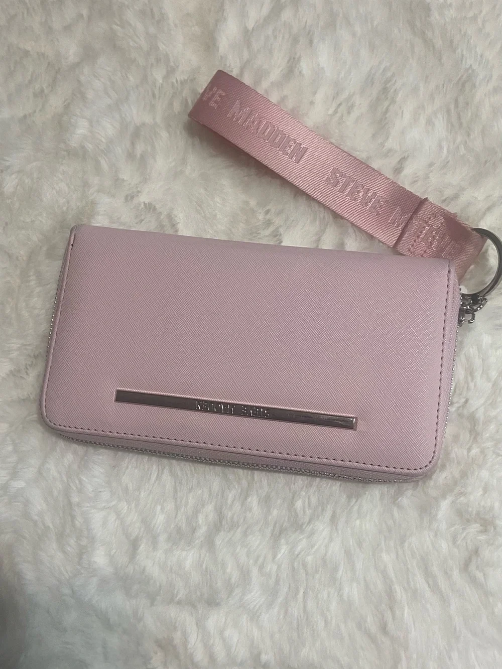 Steve Madden Pink Wristlet Clutch